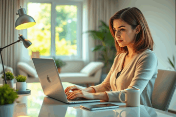 Imaginea ilustrează procesul simplu de obținere a unui împrumut rapid online.